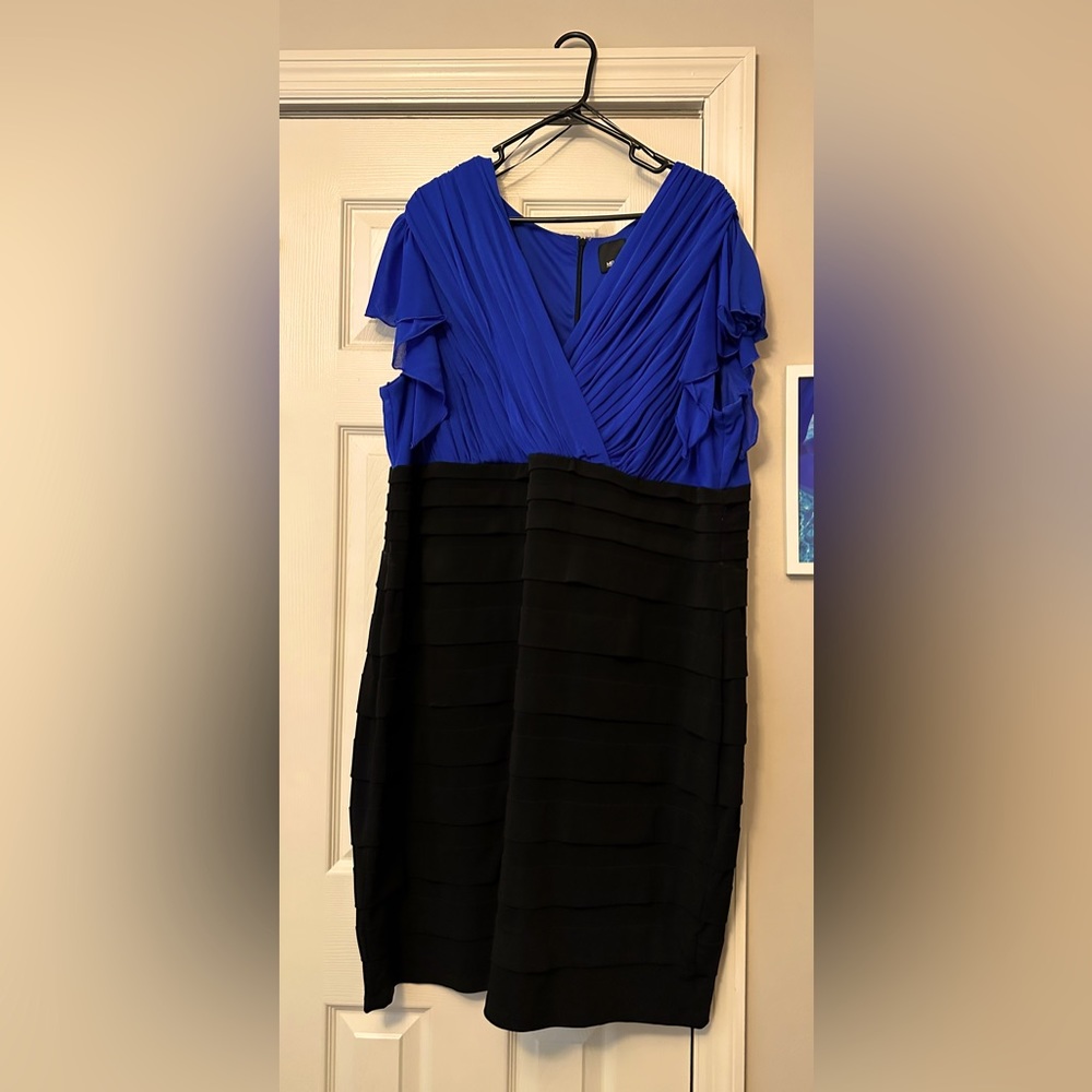 Blue and black size 24 dress